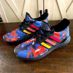 Adidas Ultra Boost Rainy Season Multi Colored Mens Size 8.5 Running Shoes